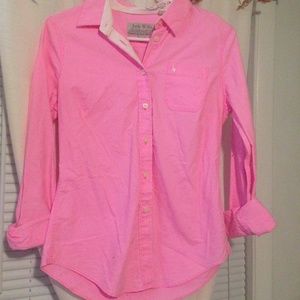 Neon Pink Jack Wills Button Down